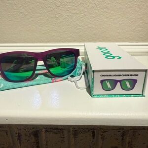 Goodr Purple and Green Sunglasses